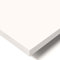 POKAR Tischplatte 2,5 cm Massiv Schreibtischplatte Bürotischplatte für Schreibtisch, Esstisch, Weiß, 120 x 60 x 2,5 cm