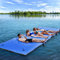 GYMAX Esterilla de Agua Flotante, Colchoneta Flotante, Alfombra Flotante Piscina con Material XPE Resistente, para Piscina, Playa, Lagos, 270 x 180 cm, Apta para 2-3 Personas