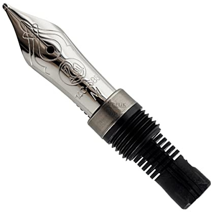 Pelikan Ersatzfeder 14 Kt. 585 Gold, komplett rhodiniert, Federbreite M, M605