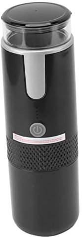 Pyhodi Machine à Expresso Portable, Machine à Expresso électrique Portable Compatible avec Les Capsules café Moulu, pour Le Camping, Les Voyages, Les Camping-Cars, la Randonnée,