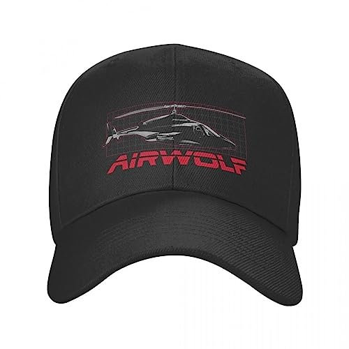 Baseballkappe Hiphop Sonnenhut Airwolf Kappe Baseballkappe Eimerhut Damenhut Herrenmode Sonnenschutz Golfkappe Strand Hip Hop Hut Snapback verstellbare Geburtstagsgeschenke