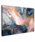 MuchoWow© Quadri Moderni Soggiorno 120x80 cm Poster Da Parete Decorazioni Muro Salotto Quadro Grande Foto Con Cornice Stampe Su Tela Camera Da Letto Cucina AstrattiMarmo - Rosa - Blu