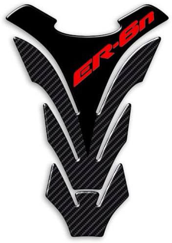 Paraserbatoio Tank Pad Adesivo Resinato 3D Protezione Serbatoio compatibile con moto KAWASAKI ER-6N ER6N - cod. PK010