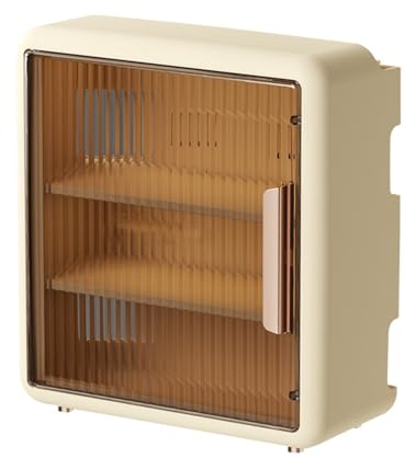 Router-Regal-Aufbewahrungsbox, an der Wand montiertes Router-Regal, 2,2 x 6,3 x 13,39 Zoll, Wand-Aufbewahrungsregal aus Kunststoff, halbtransparente Wand-Router-Kabelbox mit