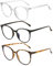 Nadiaen 3 Pieces Blue Light Glasses Men,Blue Light Glasses Womens,Computer Glasses Blue Light Blocking,Blue Light Blocking Computer Glasses Blue Light Glasses for Women,for Women & Men