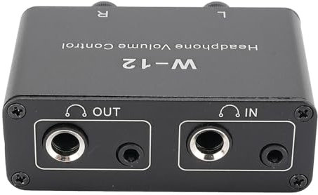 Stereo Volume Controller Accurate Passive Volume Attenuator Built in Sound Controller Adjuster for Monitor Line, Satellite Equipment