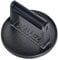Mallez Cast Iron Smashed Burger Press, 6.5 Round Heavy-Duty Burger Smasher with Black Wood Handle for Hamburger, Griddle, Sandwich, Nonstick Pan, BBQ