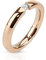 Paula & Fritz Anello fidanzamento per donna e uomo, in acciaio chirurgico 316L, oro rosa con zircone incastonato, larghezza 3 mm, misure 7 (15 mm) 21 (19,5 mm), 61 (19.4), R-M3098R_10