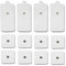 Elektroden-Pads, 10 Elektroden, zum Aufstecken, 3,5 mm, für TENS/EMS Digitale Therapie-Maschine, Muskelstimulator, Schmerzlinderung, Massagegerät, 8 x 2 x 4 x 5,1 x 10,2 cm, rechteckige Massagepads