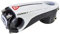 HKYMBM Bike Stem, -10 Degree 31.8 mm Full Carbon Fiber Lightweight Bicycle Stem, for Most Bicycle, Road Bike, MTB, BMX, Cycling,White,80mm