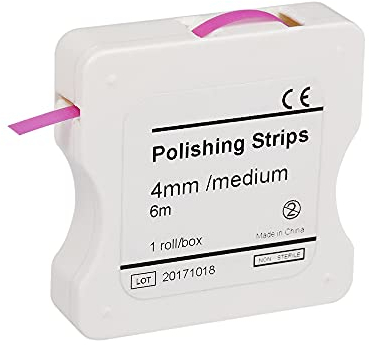 Layhou Zahn Schleifpapier Polierstreifen Polieren Streifen 4mm Harz Zahn Interdental Schleifen Schleifen Schleifwerkzeug