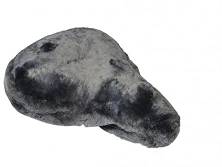 Lammfell Herren Sattelüberzug_2206011540, schwarz, One-Size