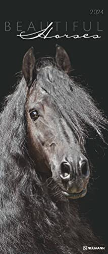 Beautiful Horses 2024 - Foto-Kalender - Wand-Kalender - 30x70