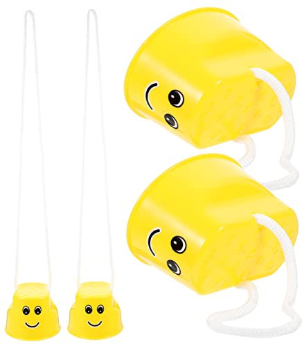 BESPORTBLE 4 Stück Kinder Balance Spielzeug Topfstelzen Für Eltern-Kind Aktivitäten, Fördert Koordination Und Muskelstärkung, Umweltfreundliches Material, Ideal Für Innen- Und Außenspaß