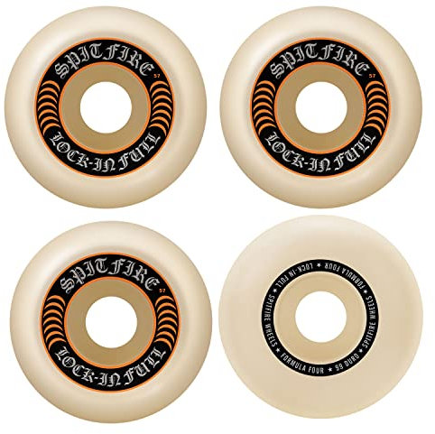 Spitfire Formula Four Skateboard-Räder, Lock-In, Naturfarben, 57 mm