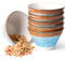 NUTRIUPS 12.5cm Ceramic Cereal Bowls Set of 6, 400ml Light Blue Dessert Bowl Set, Rice Bowl, Ice Cream Bowl