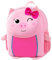 Yeelan Sac à dos pour fille de 1 à 4 ans, petit ami, sac à dos de maternelle, sac à dos de maternelle, sangles réglables, fermetures éclair adaptées aux enfants, Rose/cochon, 28 x 24 cm