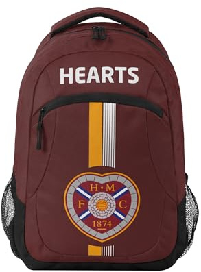 FOCO Officially Licensed Heart of Midlothian FC Ultra Action Football Backpack