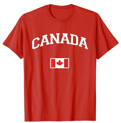 Kanada Trikot | Flagge Kanada | Fanausrüstung T-Shirt