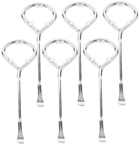 CRILSTYLEO Bierflaschenöffner 6 Teiliges Set Für Das Öffnen Von Fässern Und Dosen Robuste Stahlöffner Für ö Und Bierfässer Universell Einsetzbar Als Dosenöffner Und Flaschenöffner
