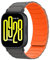 Hinnwer 22mm Armband Kompatibel mit Xiaomi Watch S4/Redmi Watch 5 Active/Watch 5 Lite/Watch S4 Sport/Watch 2/S3, Doppelseitiges Magnetische Silikon Ersatzarmband für Xiaomi Watch S1 Pro GrauOrange