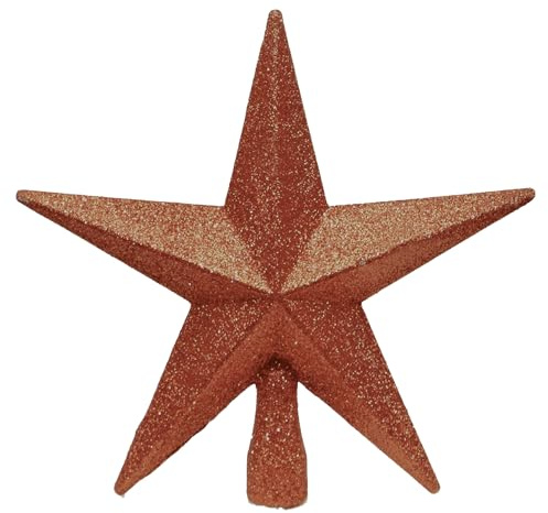 Weihnachtsbaumspitze 6851, 20 cm, bruchsicher, 200 mm, Braun