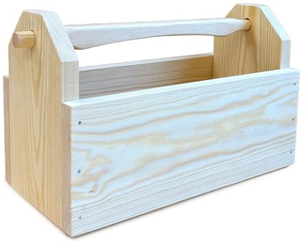 Ash & Co. Workshops Beginners Woodwork Project Kit - Build a Wooden Tool Box, FSC Sustainable Pine Wood, Complete DIY Kit with Video Tutorials