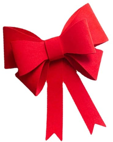 Generisch Großer Roter Filzbogen Weihnachten Geschenkideen aus Filz 1 Stück