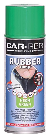 Neon Green rubber-comp gomma vernice pellicola spray rimovibile in plastica DIP 400 ml