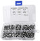 M3 Schrauben Set, 120pcs M4 Innensechskant Kopfschrauben Zubehör Kit DIN912 304 Edelstahl M4 × 6/8/10/12/16/20 Vollgewinde Unifarben