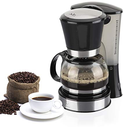 Jata CA5040 Cafetera de Goteo de 2 a 8 tazas, 550 W, Jarra de cristal con tapa, Sistema Antigoteo, Filtro permanente, Desconexión automática