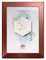 aFFa frames, Hekla, Cadre photo en MDF rectangulaire facile d'entretien avec façade en verre acrylique, Or rose 18x24 cm