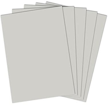 Briefpapier Kopierpapier grau Briefbogen eibfarbiges Papier 90 g/qm DIN A4 (25 Blätter)