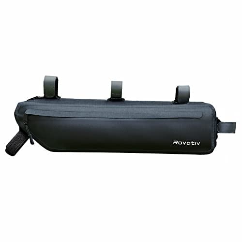 Rovativ® Bikepacking Rahmentasche [42 cm] 100% wasserdicht - Fahrradtasche für Gravelbike und Ultracycling [3,2 l]