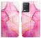 LEMAXELERS Oppo Realme 8 5G Phone Case Oppo Realme 8 5G Cover,Glitter Marble PU Leather Flip Wallet Case Magnetic Stand Card Slot Folio Bumper Case for Oppo Realme 8 5G,YB2 Marble Pink Zi