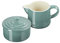 Le Creuset Stoneware Signature, Sea Salt Cream & Sugar Set, Cream: 300 ml, Sugar: 8oz