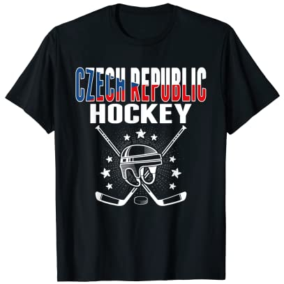 Tschechische Republik Eishockey-Fans Trikot - Support Czech Hockey T-Shirt