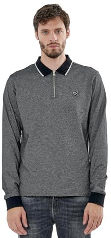 Kaporal - Polo Noir Homme 100% Coton - Ricky - L - Noir