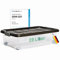 Novaliv Unterbett Aufbewahrungsbox mit Rollen Deckel 28L Anthrazit Nestbar stapelbare Clipverschluss Bettkasten mit Rollen BPA-frei 61x40x17 cm