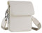 Letech+ Handtasche Damen Klein - PU Leder Umhängetasche mit Abnehmbarem Schultergurt, Crossbody Bag mit Drei Reißverschlussfächern, Beige