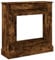 vidaXL Kaminumrandung Räuchereiche 90x30x90 cm Holzwerkstoff
