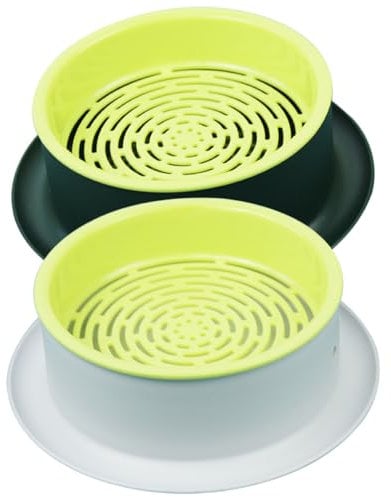 SOIMISS 2Pcs Hydroponic Cat Grass Planter Box Soilless Cat Grass Cup with Easy Clean Tray for Indoor Catnip Cultivation Lightweight and Durable Design
