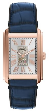 Fossil Carraway Men's 30MM Rose Gold-Tone Stainless Steel Watch, ME3274
