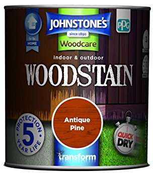 Johnstone's Woodcare Indoor and Outdoor Woodstain - Antique Pine 250ml