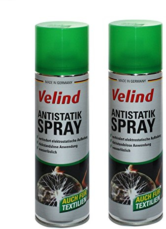 Velind Antistatik Spray 2er Pack (2 x 300 ml)