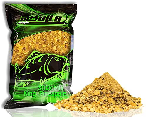 Angel-Berger Magic Baits Stick Mix 800g Grundfutter Karpfenfutter für PVA Bombs (800g, King Pineapple)