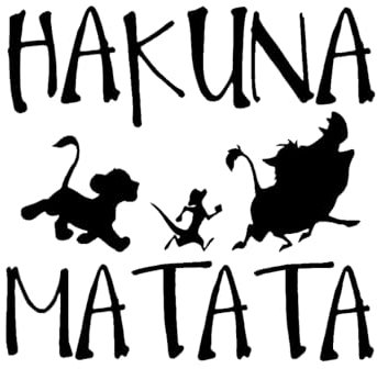 Hakuna Lion And Friends Novelty Window Laptop Wall Car Matata Sticker