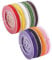 PH PandaHall 9 Color 0.8mm Chinese Knotting Cord Braided Nylon Beading Cord Nylon Crafting Macrame Thread String for Beading Jewellery Making Friendship Bracelet, 75 yards totally