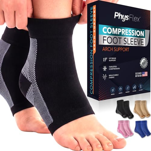 Ankle Brace Socks - Ankle Compression Sleeve - Foot Brace for Women & Men