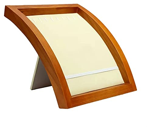 LUCBEI Schmuckständer Schmuckständer, Halskettenhalter, Schmuckständer, 10 Halsketten, Haken for Aufhängen, Schmuckaufbewahrung aus Holz for Armbänder, Halskette Schmuckhalter (Color : B)